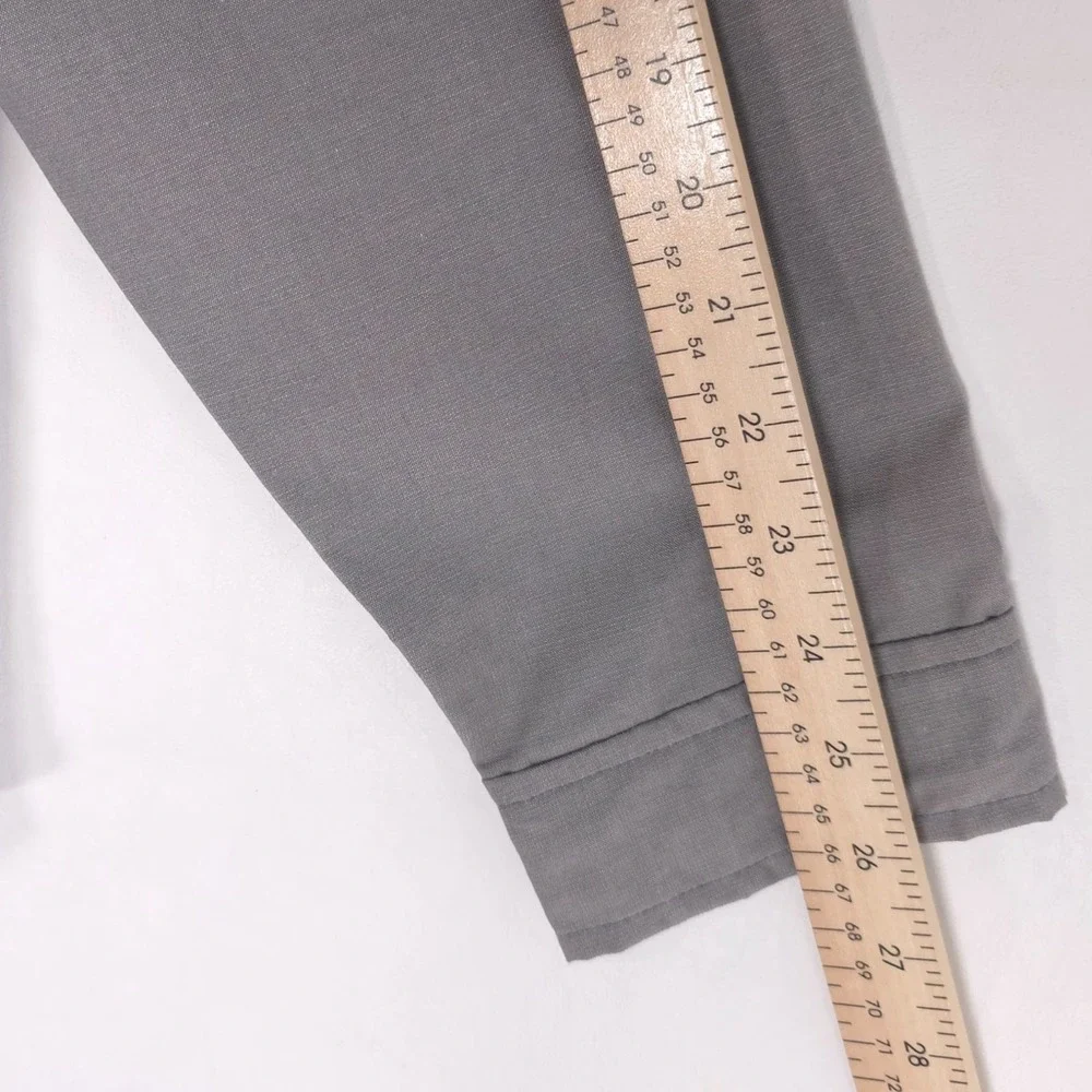 THE NORTH FACE Men's Button Up Shirt LARGE Gray Long Sleeve Outdoor Hiking